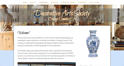 Desktop Screenshot of decorativeartssociety.net