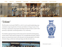 Tablet Screenshot of decorativeartssociety.net